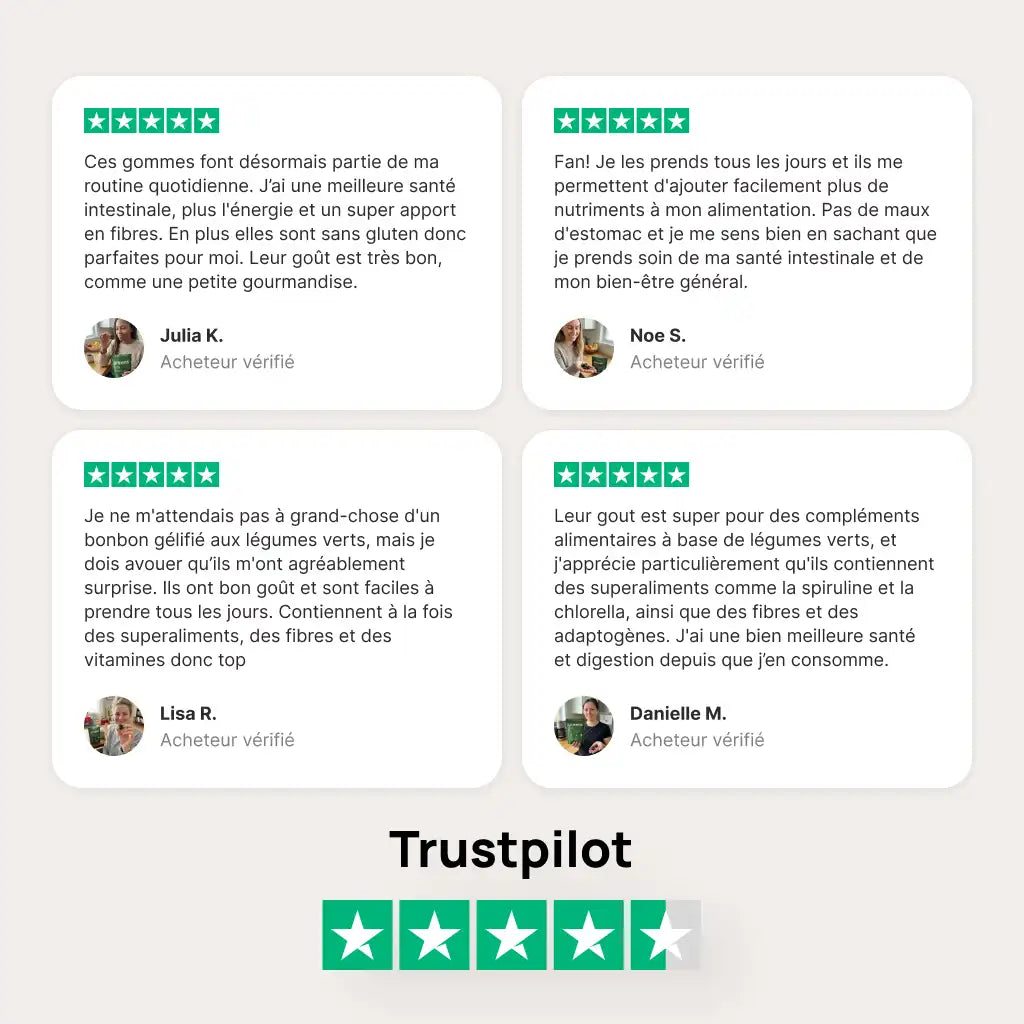 Gummies GreenFlora™ bien-être quotidien aux super-aliments