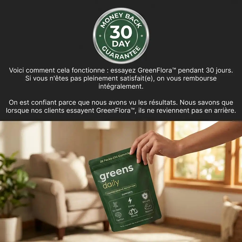 Gummies GreenFlora™ bien-être quotidien aux super-aliments